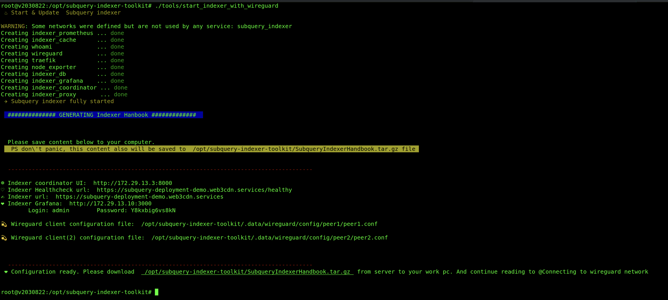 Subquery Toolkit CLI Interface