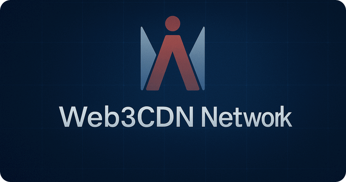 Web3 Infrastructure Platform | Web3cdn.network - Professional network ...